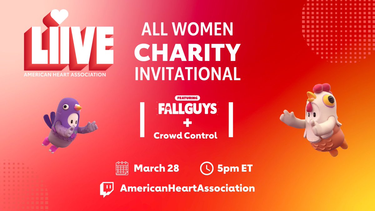 watch your favorite legendary women compete in honor of Women’s History Month this Tuesday at 5pm EST ❤️‍🔥

🔗 twitch.tv/americanhearta…