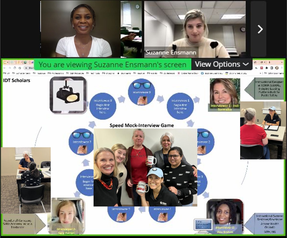 Shout out to <a href="/UT_IDT/">UT IDT Program</a> alumni for joining #EME661 Advanced Seminar as mock interviewers during our Speed Interviewing Event. Thank you for your time and dedication to excellence in ID, @saraperspective  , @Indinnovating  , and <a href="/anusbrah/">anubrahim</a>  !