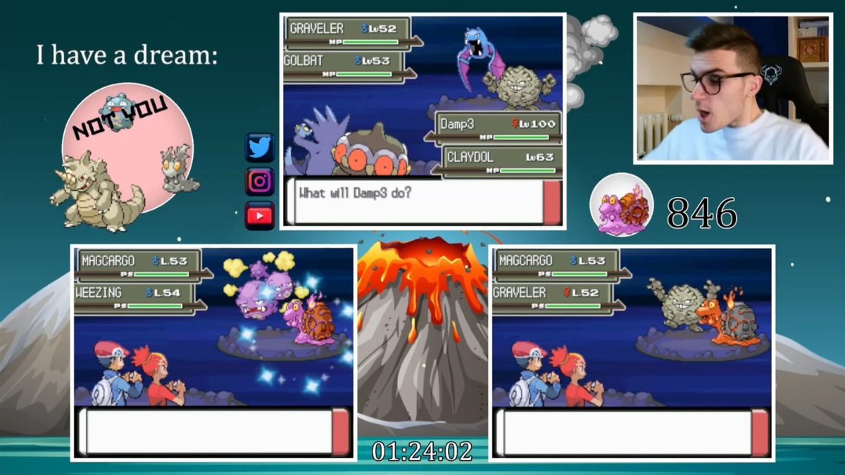 kZeeus_'s tweet photo. 40% #shinymagcargo heavily burned me after only 846 REs in #pokemonplatinum!
The 4th and last phase of my journey in the #starkmountain!
Live reaction here: https://t.co/RSDCh59hD2
#pokemon #pokemoncommunity #shinypokemon #shiny #magcargo https://t.co/t6M5wgIerc
