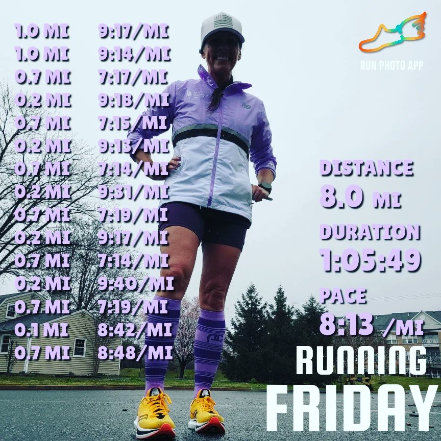 runSue19's tweet photo. Happy Hour Speedwork! Finding #ultrajoy playing in the rain.
@MichelobULTRA #ultramarathoncontest #teamultra #findingultrajoy #speedsauce #mistymiles https://t.co/VQZUTamMex