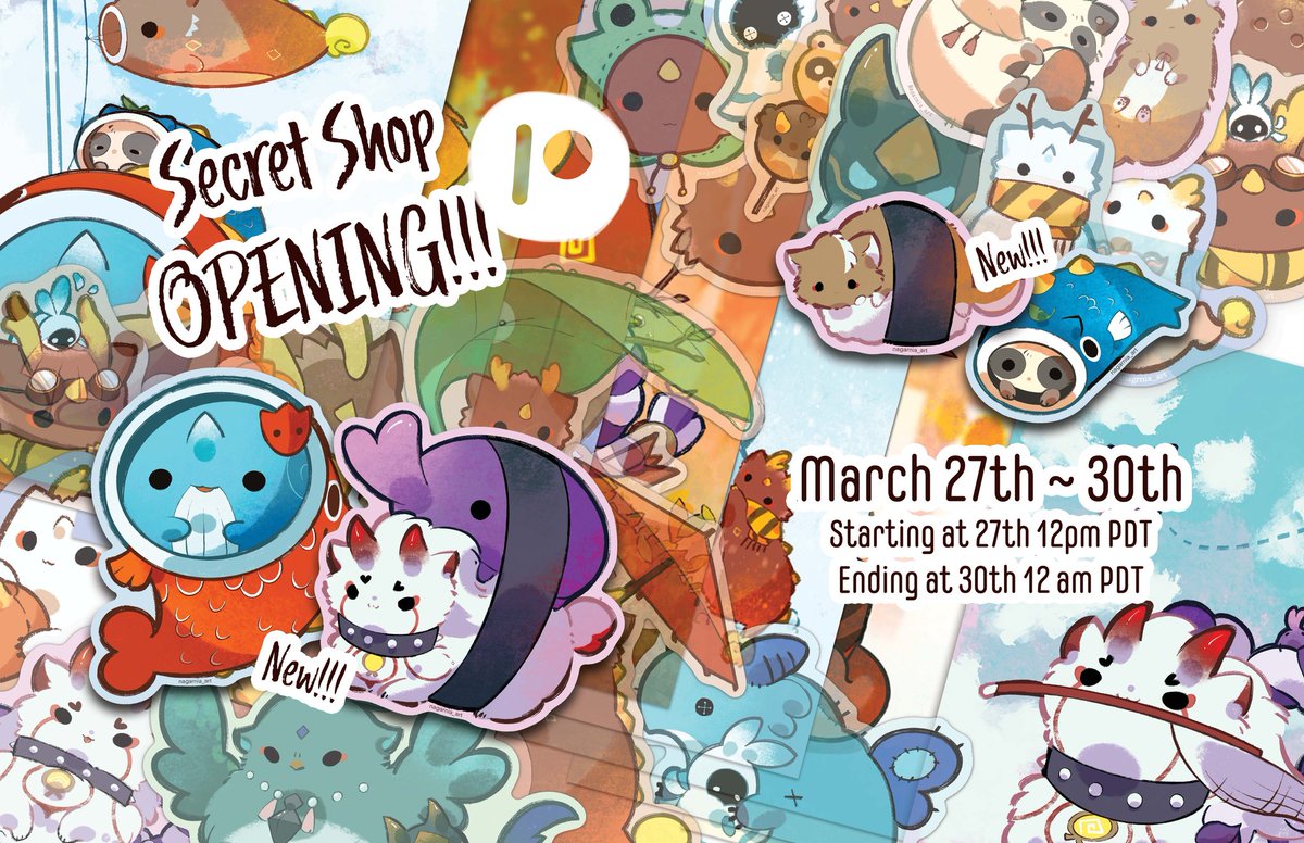🍀Secret Shop OPENING!!!🍀

-June 2021 ~ June 2022 rewards will be available on this update! 
