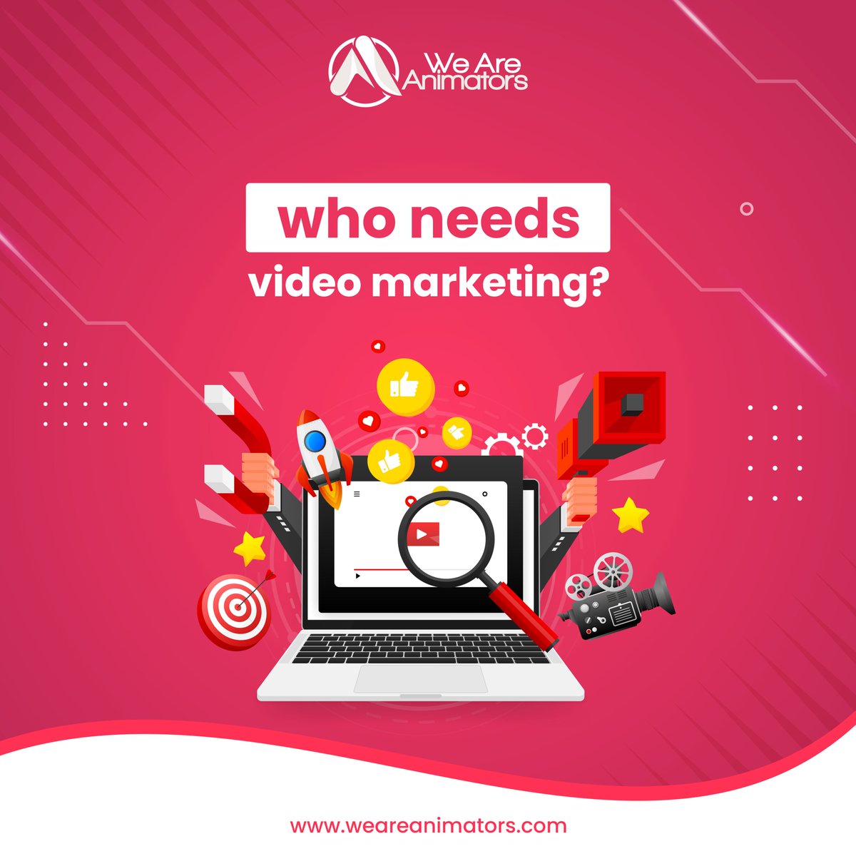 AreAnimators's tweet photo. Video marketing is using videos to promote and market your product or service, increase engagement on your digital and social channels, educate your consumers and customers, and reach your audience with a new medium
Visit our website for more information.
https://t.co/JOGHPmYKPO https://t.co/Mip2oA6TNI