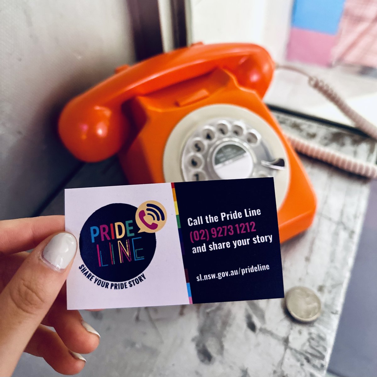 statelibrarynsw's tweet photo. Your Pride story matters to us. From coming out and speaking up, to finding love and finding yourself. Your stories are important and deserve to be recorded.

Call the #PrideLine and leave a voice message:
02 9273 1212
  
Learn more: https://t.co/XIjZt06oRC https://t.co/gKTX9GyQCV
