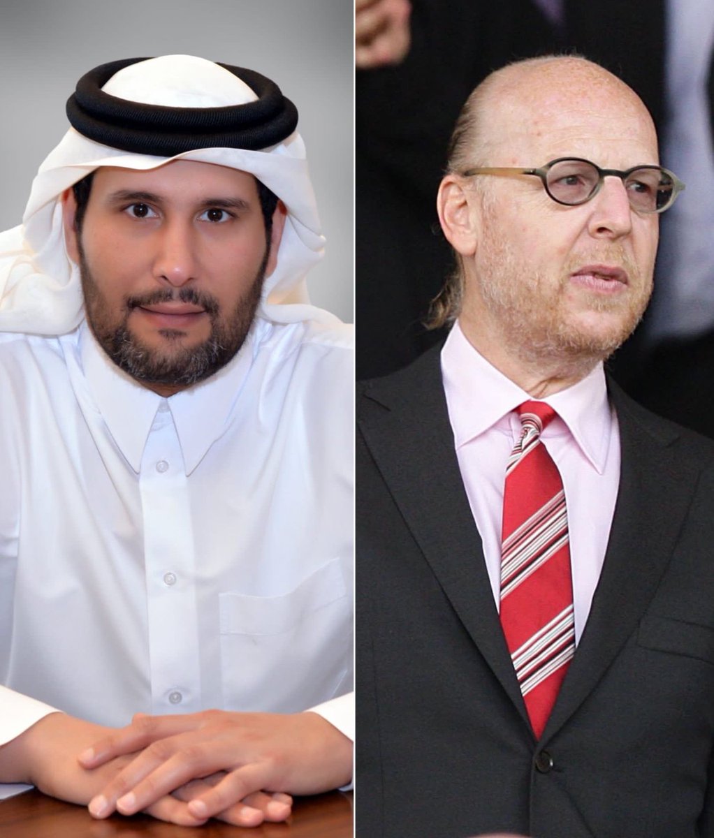 UtdForever7's tweet photo. 🚨🇶🇦It is a matter of time before #mufc is owned by Qatari Royal Family.

Sheikh Jassim bin Hamad Al-Thani is a long is a longlife #mufc fan and he will do everything on his power to get the club. Let's just hope Glazers will do what they promised to him and sell the club to him. https://t.co/9piM4pUpL2