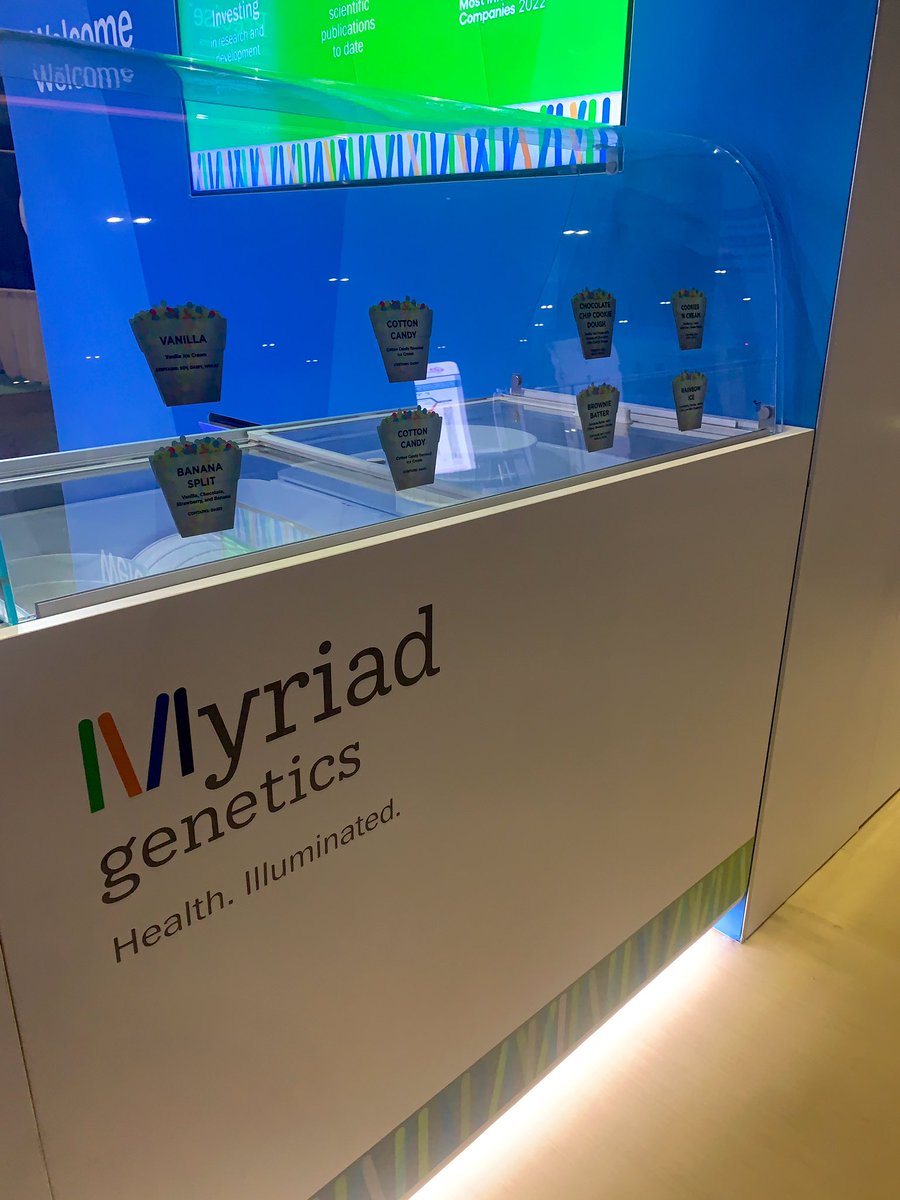 We're looking at a high of 87 degrees tomorrow here in Tampa at the #SGOmtg! Perfect weather for some Dippin' Dots! <a href="/myriadgenetics/">Myriad Genetics</a> Booth #717