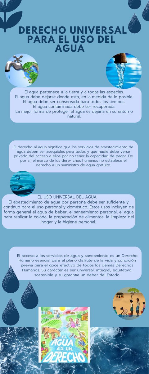 CadagotaC's tweet photo. Buenas tardes, les comparto información sobre el Derecho universal para el uso del #agua,
#CadaGotaCuenta2023 https://t.co/Bm2pSzxH36