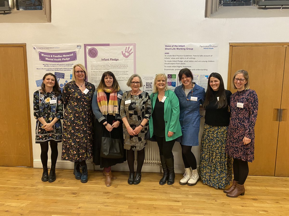 Great to be able to share in the celebrations of the work of the Perinatal and Infant Mental Health Programme Board this week with the launch of the very exciting Voice of the Infant Best Practice Guidelines and Infant Pledge. Fab to meet peeps at last💕  gov.scot/publications/v…
