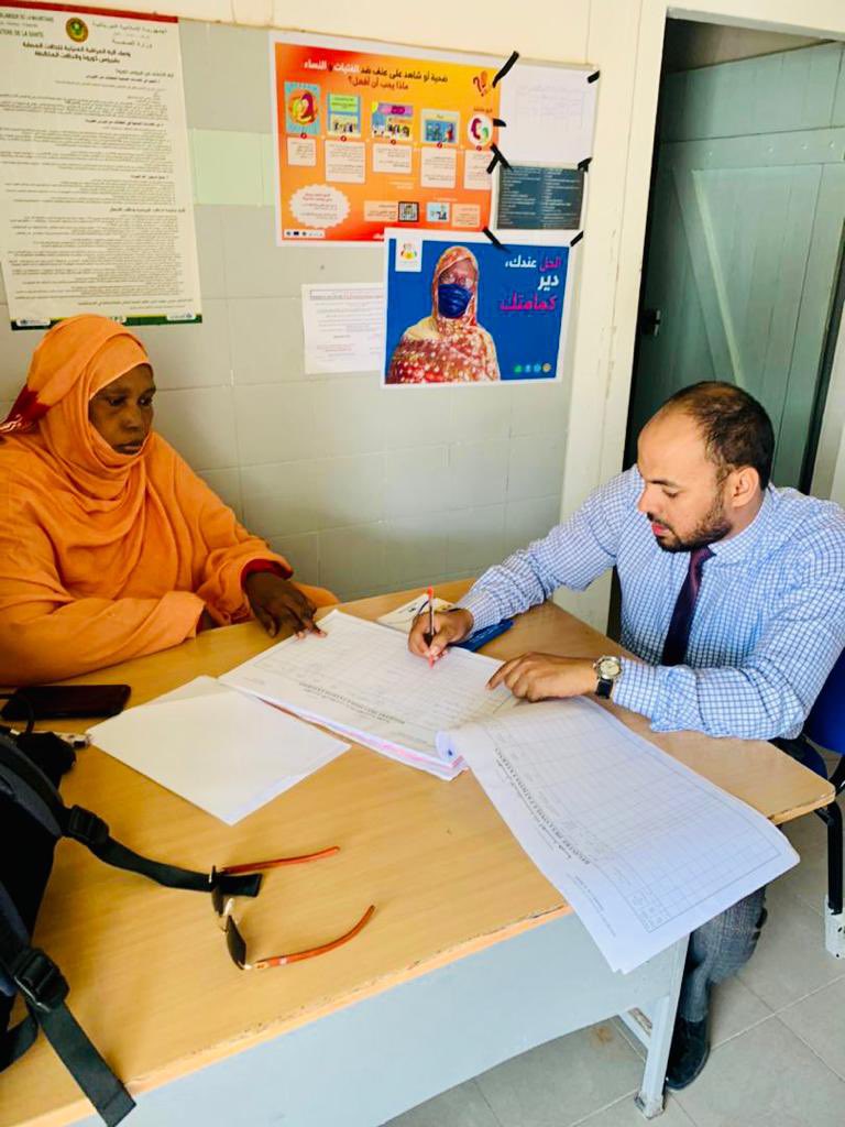 CNASSMauritanie's tweet photo. Visites de diagnostic de l’offre de soins dans les structures sanitaires primaires publiques des 3️⃣ wilayas de NKC par le médecin conseil de la #CNASS. Un conventionnement sera établi avec les structures capables de dispenser des soins de santé de qualité aux populations. 
#UE https://t.co/MFevUCiDds