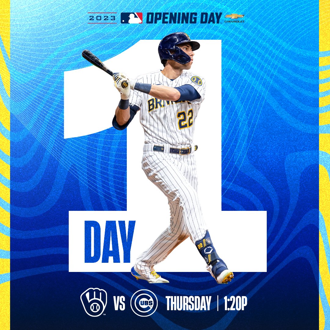 Milwaukee Brewers on Twitter "1 day..."