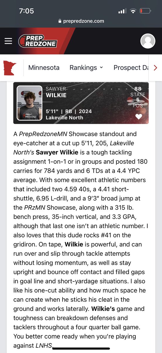 Thank you <a href="/PrepRedzoneMN/">Prep Redzone Minnesota</a> for the write up!!