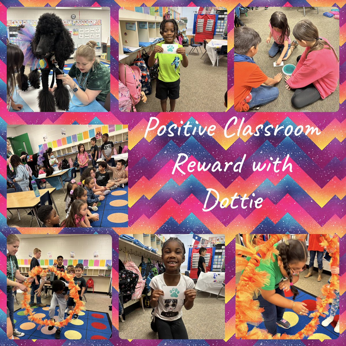 <a href="/Dottie_TE/">Team Dottie KES Comfort/Therapy Poodle</a> absolutely loves Kindergarten… keep up the hard work so she can come back and visit you guys soon! ❤️🐩❤️ <a href="/HumbleISD_CBS/">HumbleISD_CBS</a> <a href="/HumbleISD/">Humble ISD</a> <a href="/HumbleISD_TE/">Timbers Elementary</a> <a href="/MrsBSpurgeon/">Mrs. Spurgeon</a>
