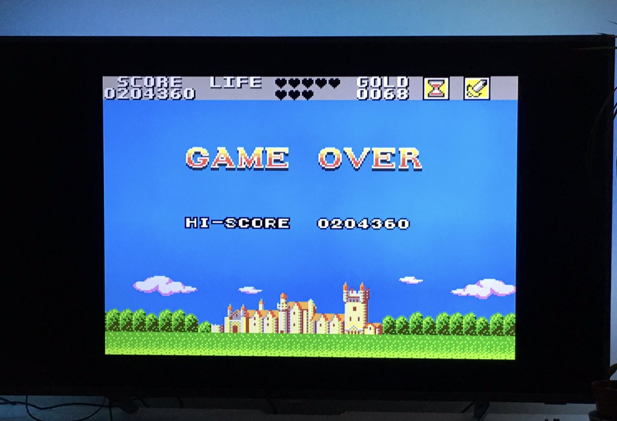 theGamesMush's tweet photo. #MasterSystemChallenge done. Managed to get further by 2 levels but didn’t grab a photo in time, yet again! Argh. So, this lower score will have to do. https://t.co/OzVFUFhGqC