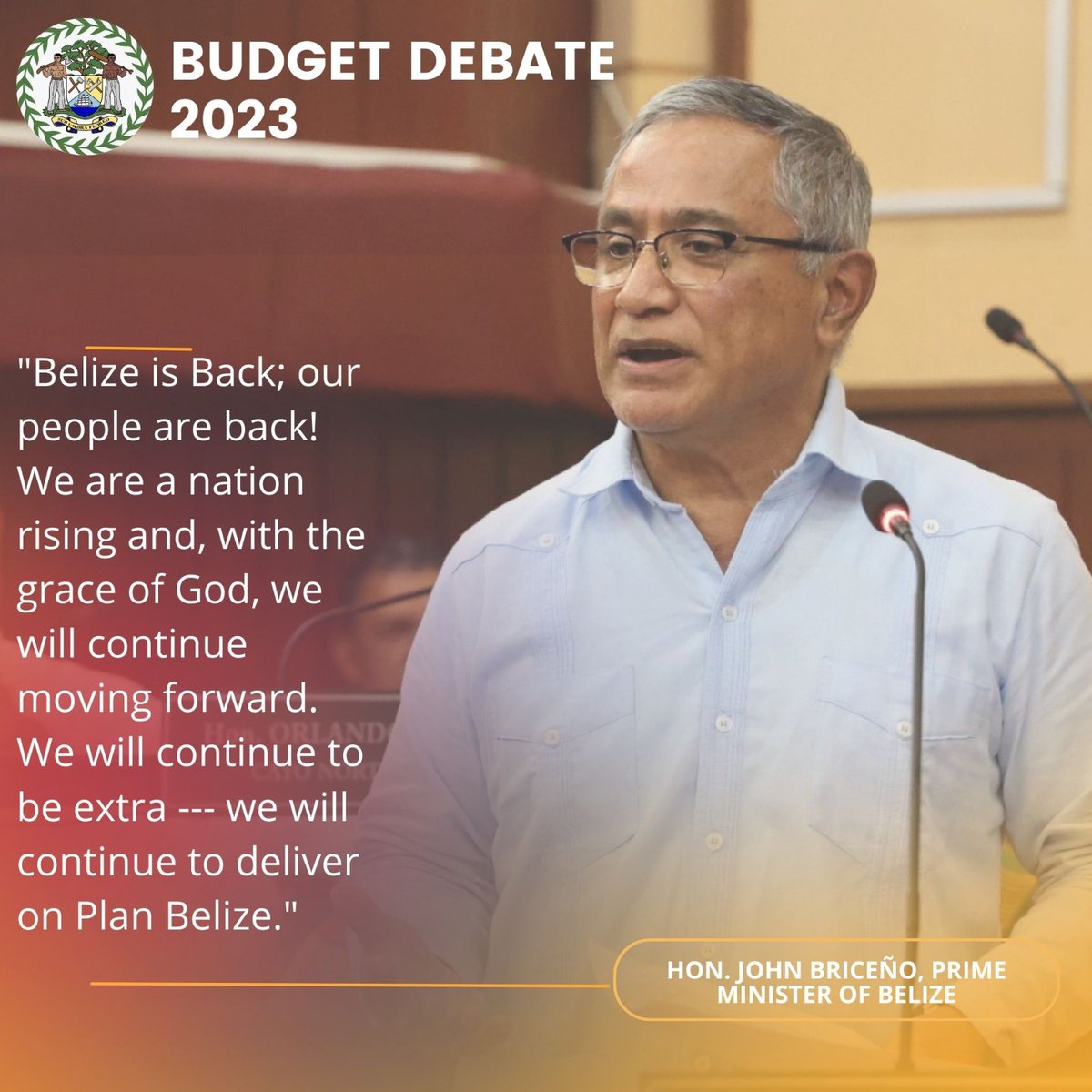 Government of Belize Press Office on Twitter "“Belize is Back, our