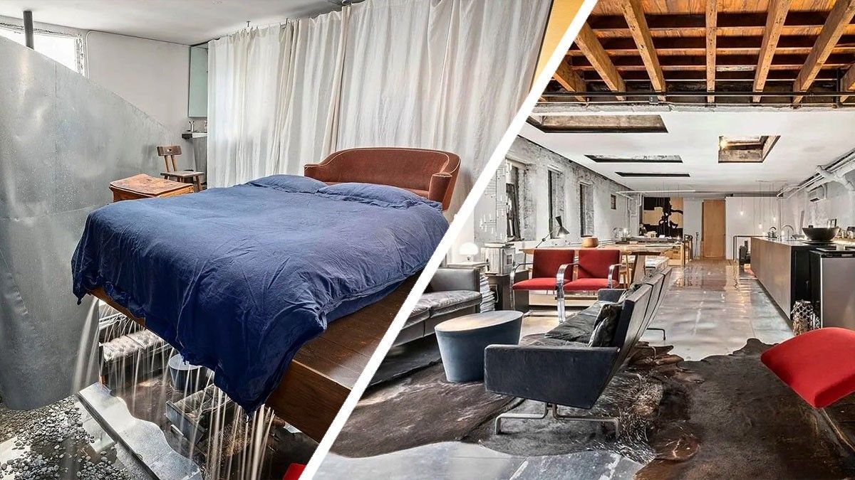 laffeyRE's tweet photo. This Splashy NYC Loft Has an Indoor Waterfall That Flows From a Bed! https://t.co/2AtzUhqjjw https://t.co/cs5FsWXqrp