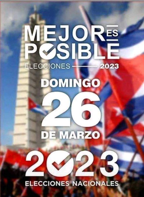 ucmm_rector's tweet photo. Este 26 de marzo, elecciones de diputados a 
@AsambleaCuba ¡Participa!, no solo es un derecho, también es un deber.
#VotoXTodos @DiazCanelB @PresidenciaCuba @PartidoPCC @DrRobertoMOjeda @japortalmiranda @SuselyMorfaG @WongCorrales @DPSMtzas https://t.co/iaehiF2hlK