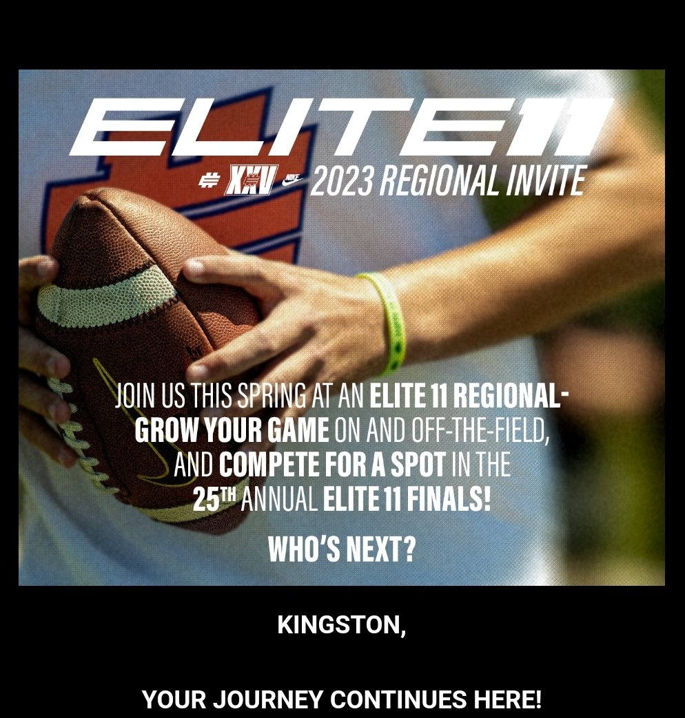 Kings10Tisdell's tweet photo. It's that time! Thank you for the invite... I am ready!!
#QB10 #lovethisgame #practicetillyoucantdoitwrong @latsondheimer @Tarek_Fattal @GregBiggins @Elite11 @coachmcgiven https://t.co/Bdz4yf4R6k