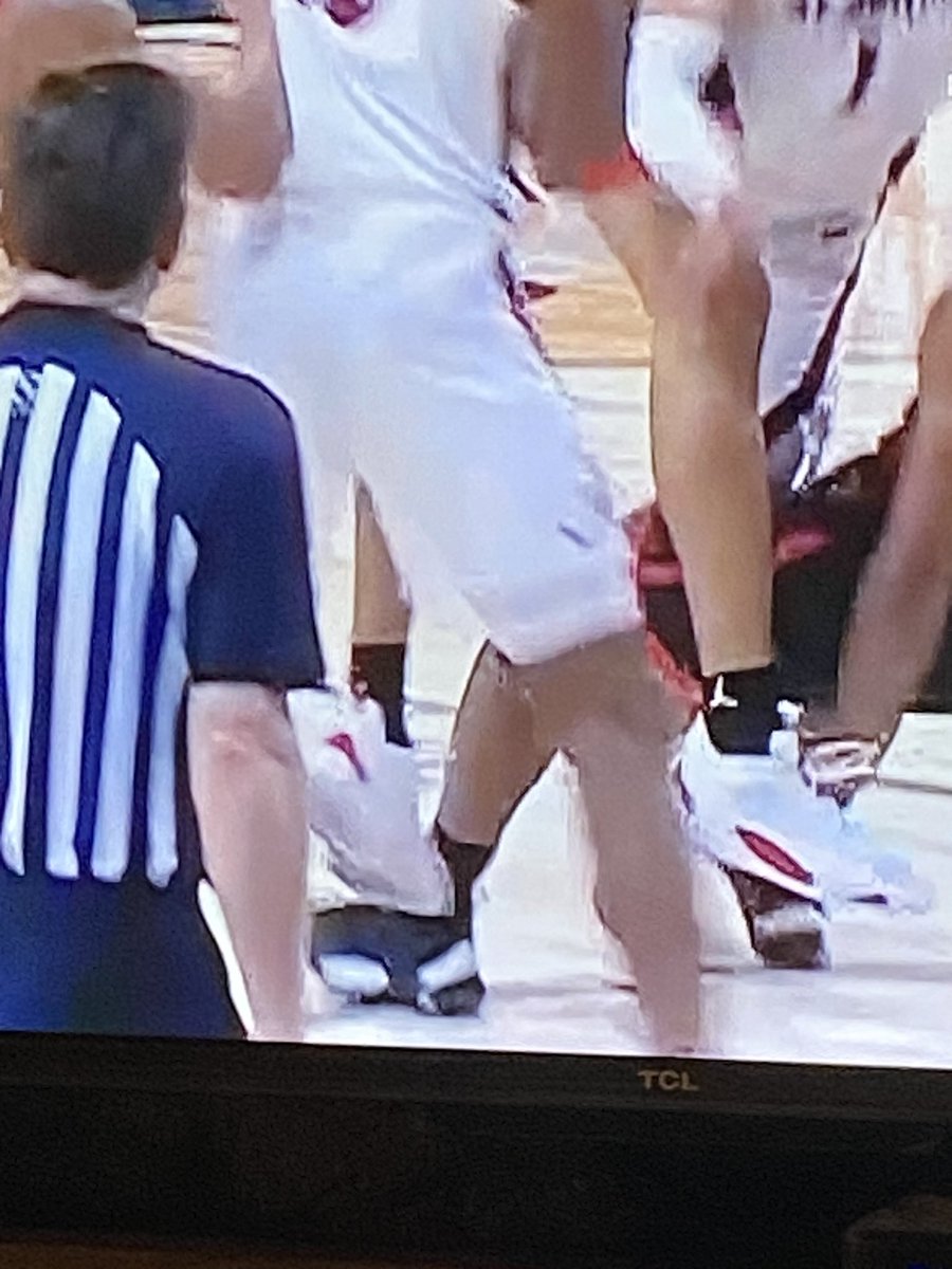 block…left foot in restricted zone…