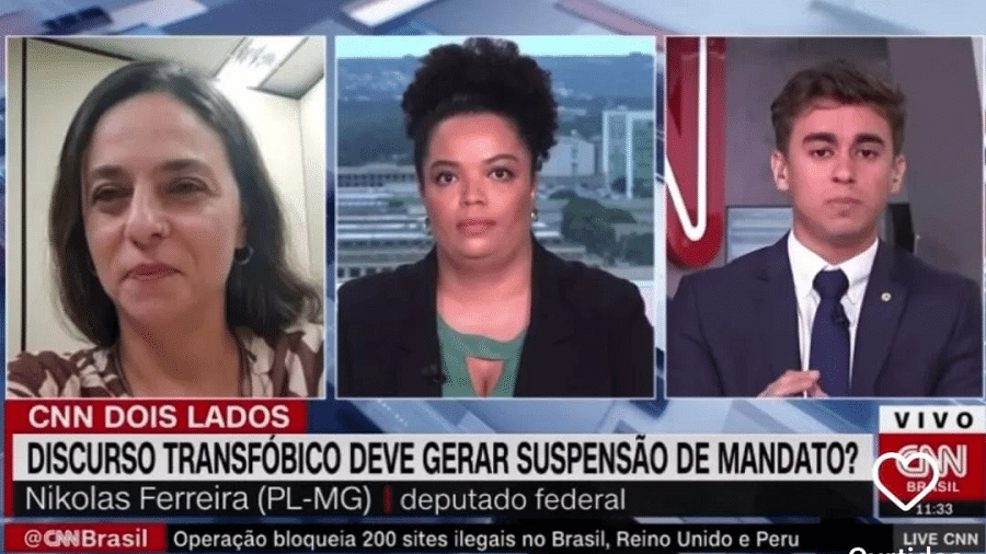 UOLNoticias's tweet photo. ➡ Jornalista sofre racismo após entrevistar Nikolas: "Presta nem pra faxina" https://t.co/NMB4RPo3OG