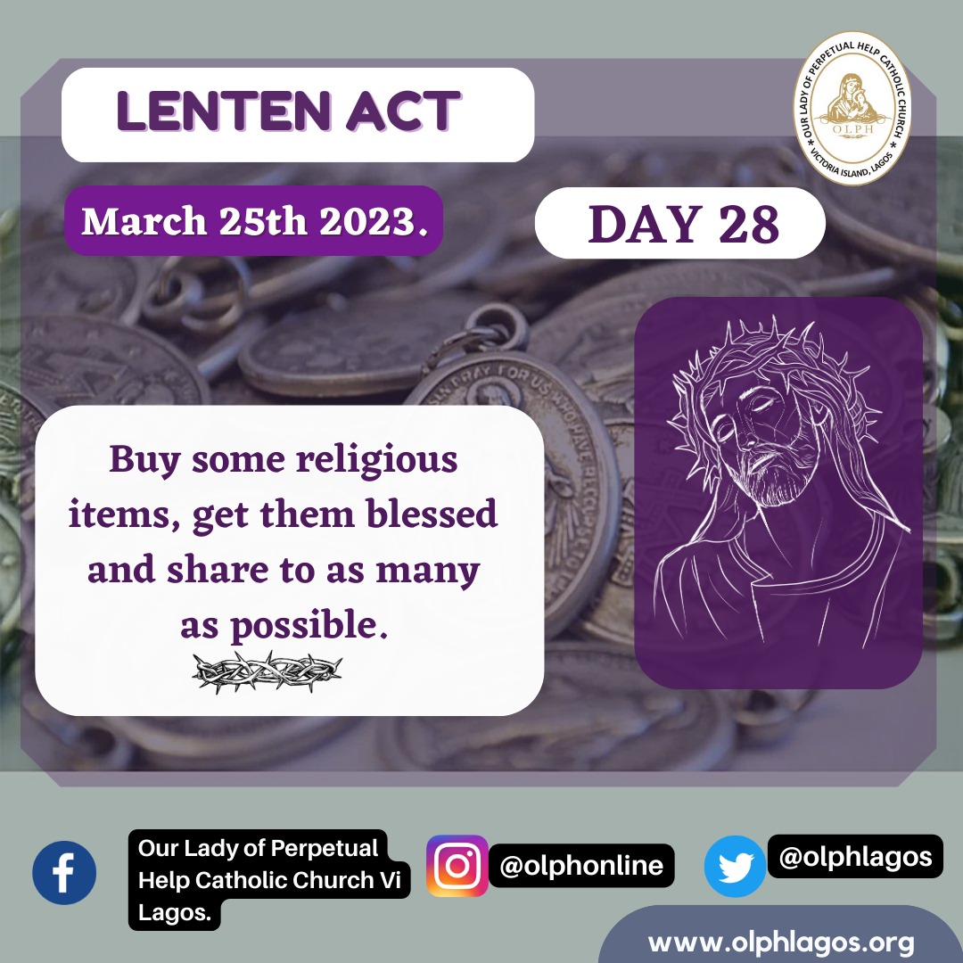 olphlagos's tweet photo. "To convert somebody go and take them by the hand and guide them.” St. Thomas Aquinas
#Lentenact #lent2023 #Catholic #olphvilagos #abstenance #Catholicpractice https://t.co/eR8Q2hWCXr