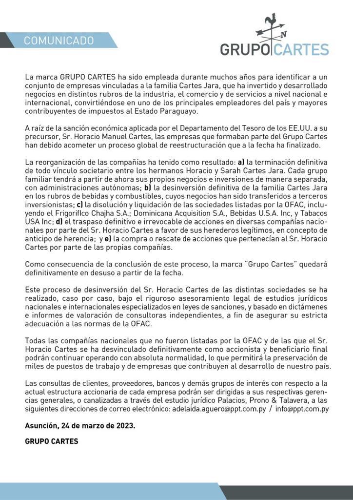 Benjamín Fernández Bogado tweet media