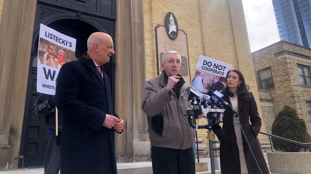 "Laws that protect secrecy, laws that therefore protect the criminal and endanger the child or a vulnerable adult, are immoral laws," Connell told reporters Friday. "They need to be repealed."

Story/Photo from <a href="/SCarson_News/">Sophie Carson</a> of <a href="/journalsentinel/">Journal Sentinel</a>: jsonline.com/story/news/loc…