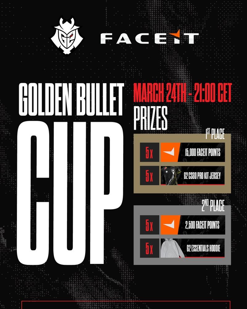 WE WIN THE ENTIRE <a href="/G2esports/">G2 Esports</a> GOLDEN BULLET CUP!!! WHAT IS THIS!! 4/5k elo teams destroyed back to back! Undefeated in finals with this core!🐐🐐G2 Pro CSGO Jersey for all of us 🥳