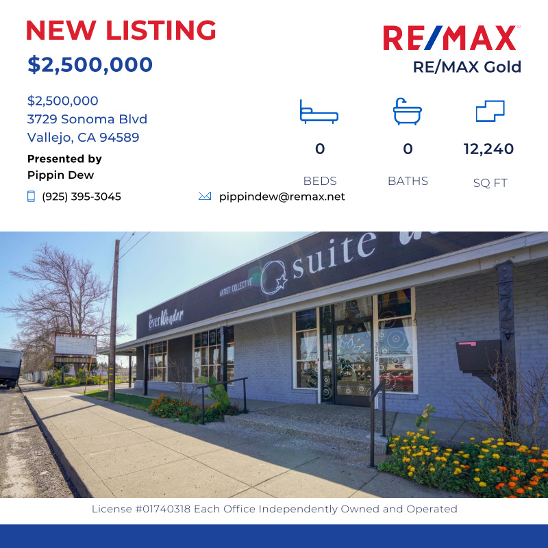 Freestanding building on 0.73 acres of land, former furniture store with over 12,000 sq. ft, 2 restrooms, break room, back offices and secur... Click here for details: remax.com/CA/VALLEJO/hom…