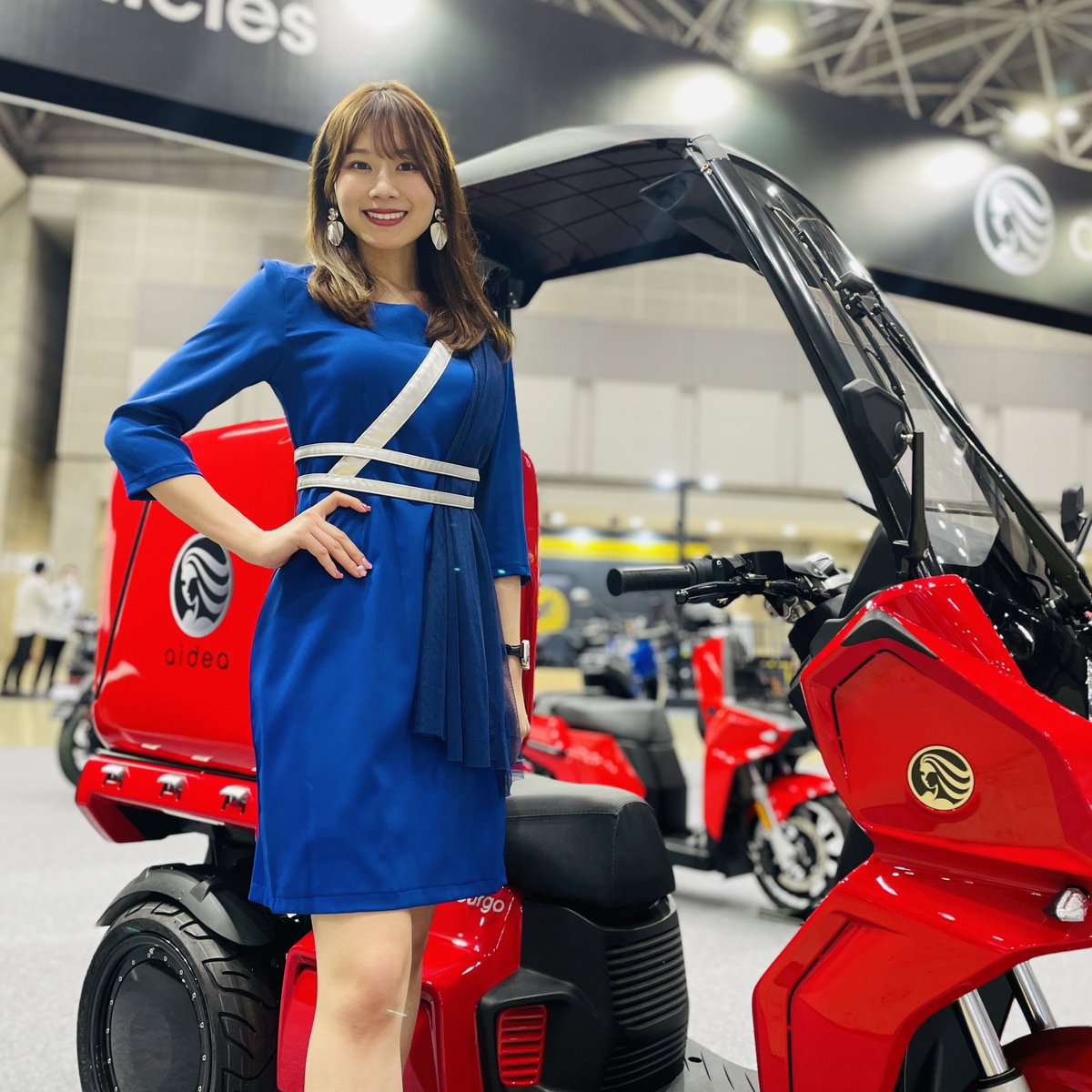 aidea_jp's tweet photo. #東京モーターサイクルショー　
アイディア・モトシクルブースは本日も大盛況です！
あいにくのお天気ですが、快適にバイク鑑賞ができる東京ビッグサイトへ、ぜひお越しください！！
#aidea #peugeot #peugeotmotocycles #tmcs https://t.co/TMQPdrmrEZ