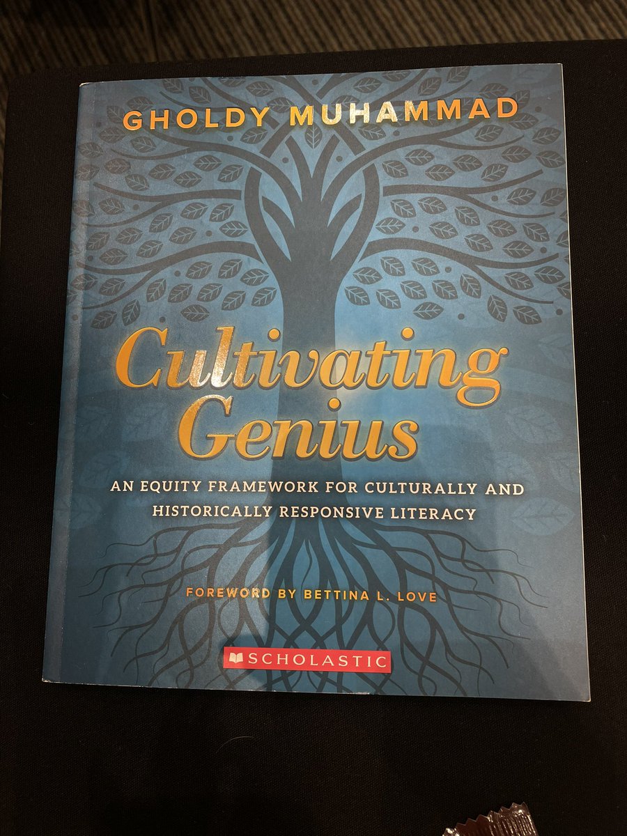 I’ve wanted this book for awhile and won it as a prize during a session today at <a href="/NSTA/">National Science Teaching Association</a> ! 

<a href="/GholdyM/">Gholdy Muhammad</a> 💛
