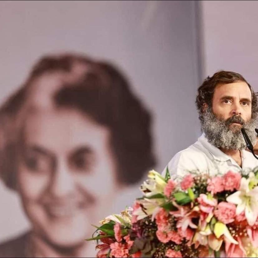 SahadaPk's tweet photo. "I am fighting for the voice of India!

I am willing to pay all the prices!"

#WithRahulGandhi✊ https://t.co/yPKsBqji8s