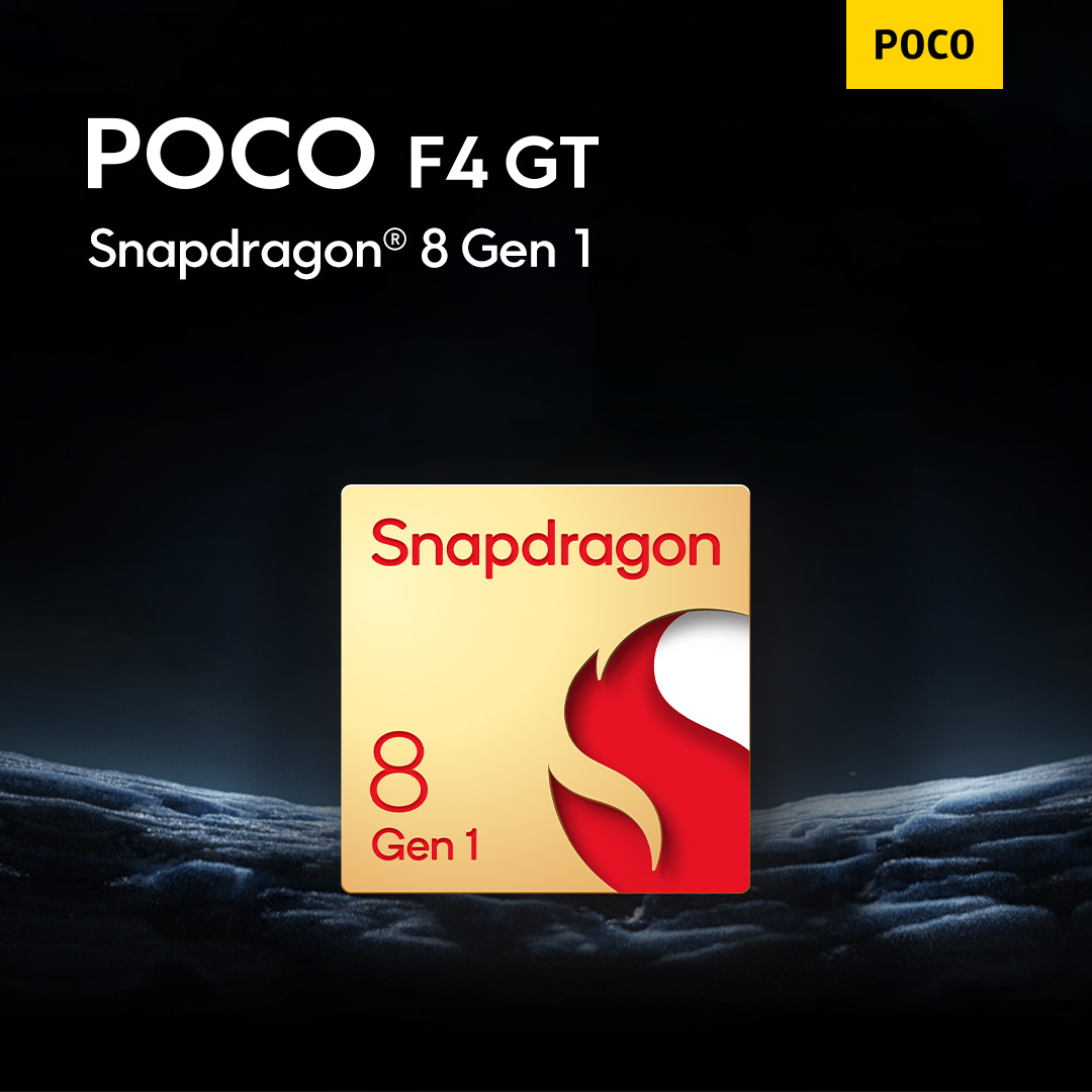 PocoMexico's tweet photo. Máximo rendimiento en todos tus juegos con el procesador Snapdragon® 8 Gen 1 de tu #POCOF4GT que te da el poder para ganar.
#ElOrigenDelPoder https://t.co/UeuAltP2zg