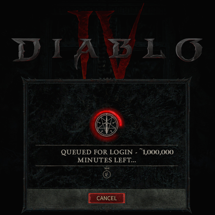 teckful's tweet photo. Did everyone just die in Que? Is that the game?

Oooooor, is #DiabloIV an elaborate #bitcoin mining ruse?

Well Played @Diablo @Blizzard_Ent https://t.co/Rz9wWUNvE9