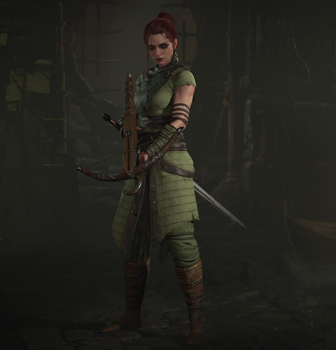 petiteelynn's tweet photo. Can't fight crime if you aint cute. You're telling me, after beta, I have to wait till June. 😭 #DiabloIV https://t.co/Q6CZAsQ3ua