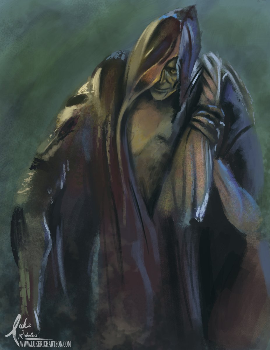 LukeRichARTson's tweet photo. Check out the process art here: https://t.co/PQYsiJ1XVb

These guys were so terrifying, brutal and also so freaking cool! I remember the first time one of these snatchers beat me and I ended up in that jail... #Bloodborne #bloodborneart #darkart #pnkxfam https://t.co/InNL5h8WFW
