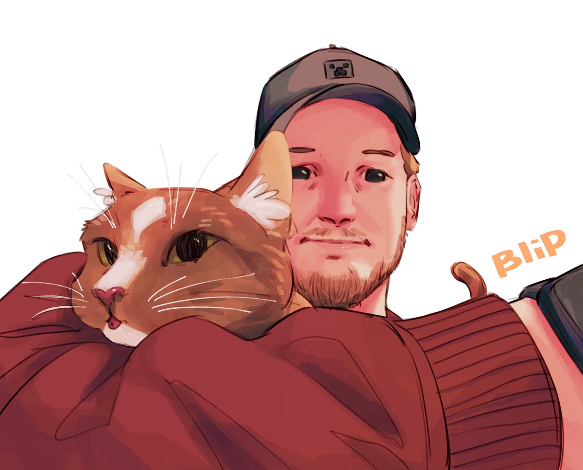 blip_blip_blop's tweet image. A couple of besties ❤
#awesamdudefanart #patchesfanart