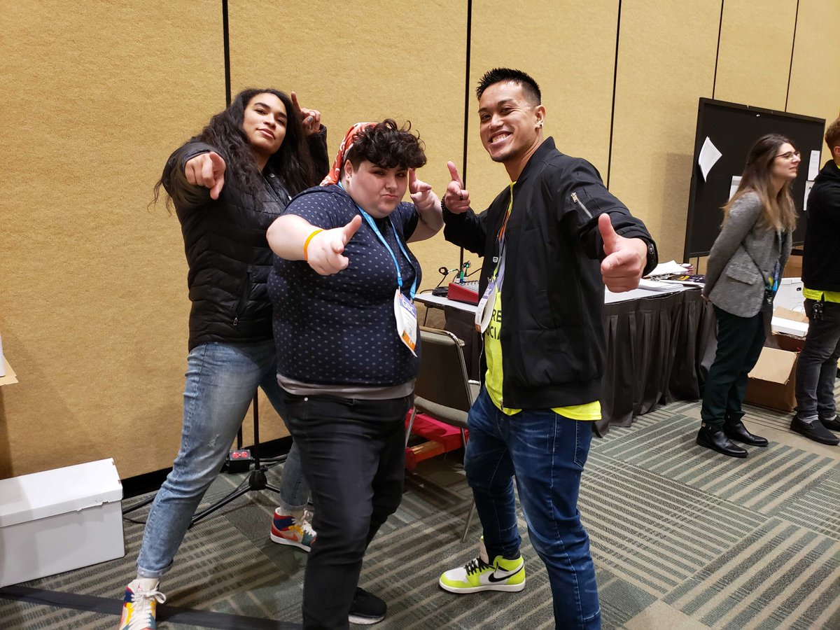 WorldRebornGame's tweet image. It’s a @wicked_saints meetup! #gdc2023 was awesome and we’re so glad some of our team - all who work remotely and some internationally - were able to enjoy the convention together. See you next year, #gdc! 🚀
#gamedevelopersconference #gamedev #indiegamestudio