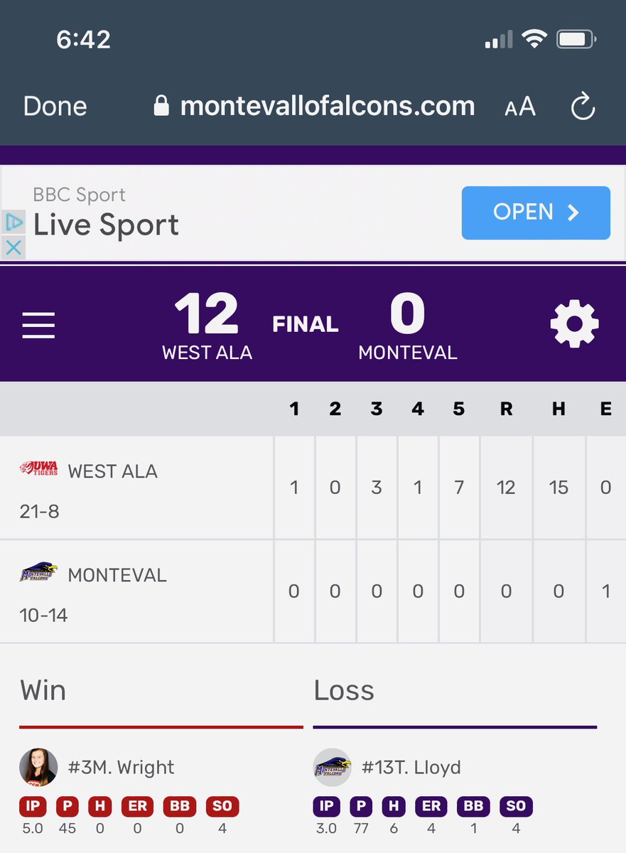 BMaddox10's tweet photo. So proud of @UWA_Softball π₯π
π₯ Bats were hot, defense on point, and to top it off it was another perfect game! Letβs do it again tomorrow π #WinWithWest #totalteameffort #scruffyloveshistigers https://t.co/VJQvqtopz2