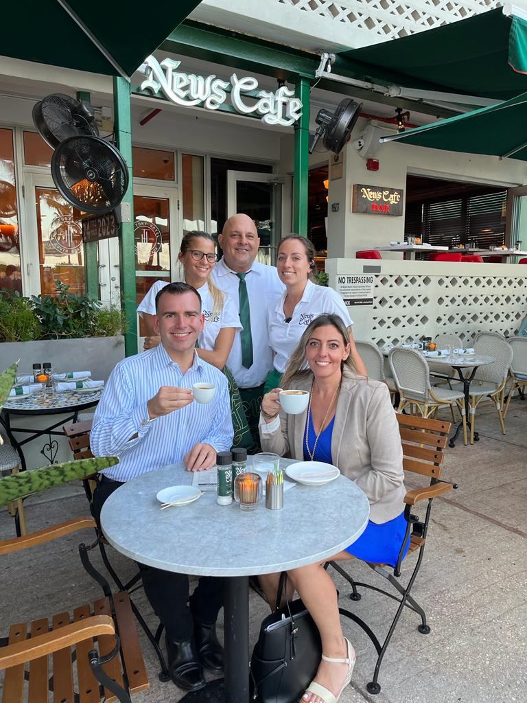 Thank you <a href="/alexjfernandez/">Commissioner Alex Fernandez</a> for visiting us and sharing a cafecito with us! 💚