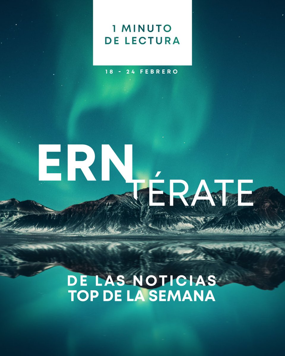 ERN_Riesgos's tweet photo. ¡ERNtérate en 1 minuto! Ve las noticias más importante de las semana. Infórmate y comparte. 

#ERN #VanguardiasTecnologicas #tecnologia #noticias #noticiasdesastresnaturales #prevencion #desastresnaturalez #tecnologiamexicana #mexico #noticiasmexico #ERNtérate https://t.co/hCdwAbFdgj