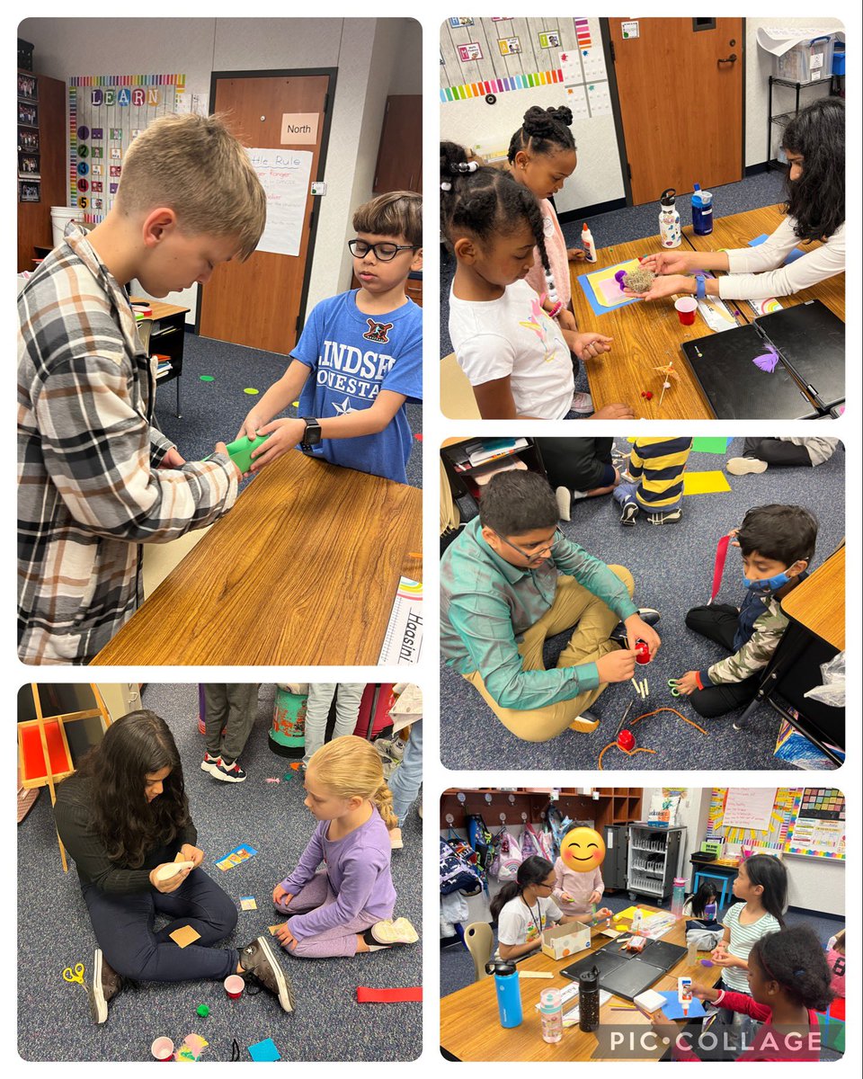 jspark_0121's tweet image. Mrs. Park’s Rainbows worked with our 6th grade buddies to create playground equipments for our soon-to-hatch chicks! So much creativity going on at @LindseyElem @Ms_Rivers6  #LindseyFirst #RainbowsinthePark #LindseyLoneStars