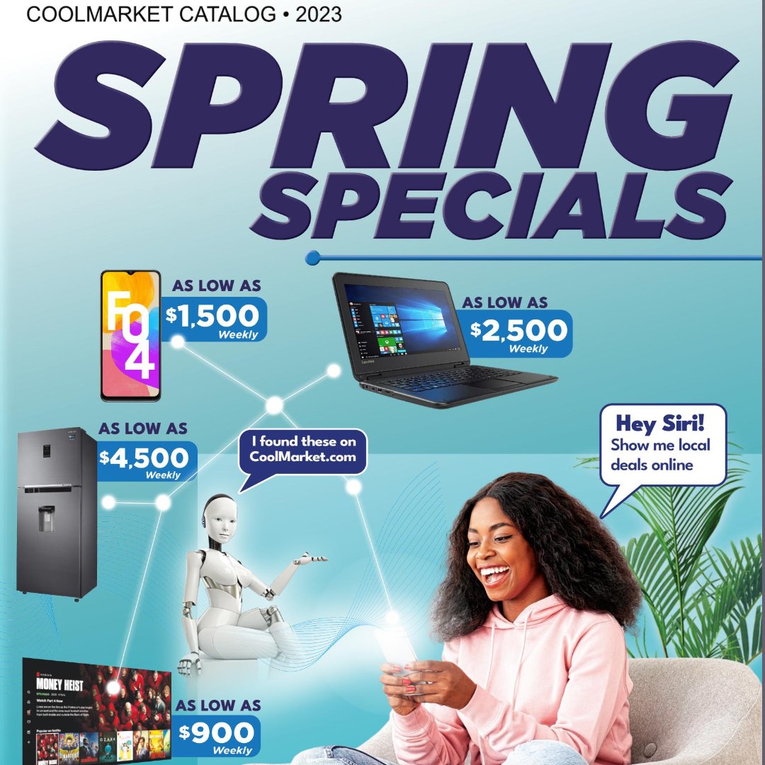 Spring has sprung, and so has our new catalog! Get ready to bloom with our latest arrivals and offers handpicked for you🌸🌼🌷

Click the link to view our online catalog and start shopping now!🛍️
issuu.com/clickmarket/do…

#coolmarket #coolmarketja #onlineshopping #jamaicashop