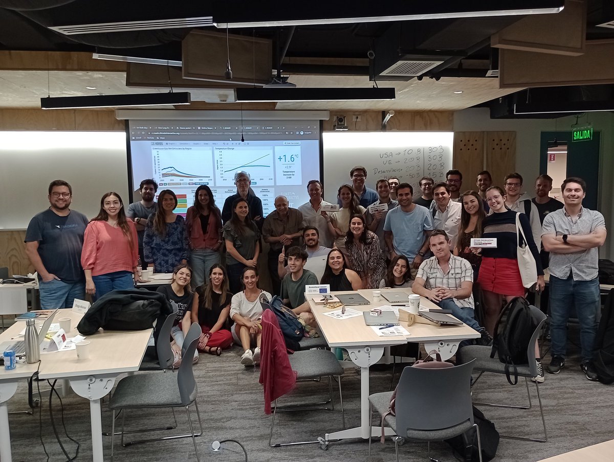 edu_fracassi's tweet photo. Taller @WorldClimate #CROADS en @EscuelaAdmUC Pontificia Universidad Católica de Chile, participaron unas 30 personas del EMBA. Hubo una participación muy encendida y muy buenas reflexiones!
Junto Ariel Fritz y Donald Lessard
@ITBA @climateinteract @MITSloanSusty https://t.co/sXMIgPz4BG