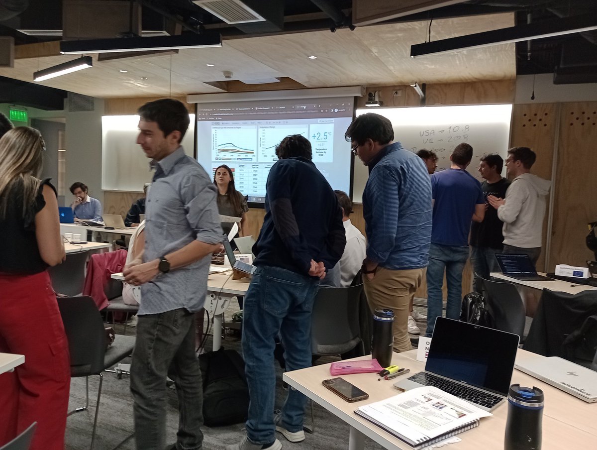 edu_fracassi's tweet photo. Taller @WorldClimate #CROADS en @EscuelaAdmUC Pontificia Universidad Católica de Chile, participaron unas 30 personas del EMBA. Hubo una participación muy encendida y muy buenas reflexiones!
Junto Ariel Fritz y Donald Lessard
@ITBA @climateinteract @MITSloanSusty https://t.co/sXMIgPz4BG