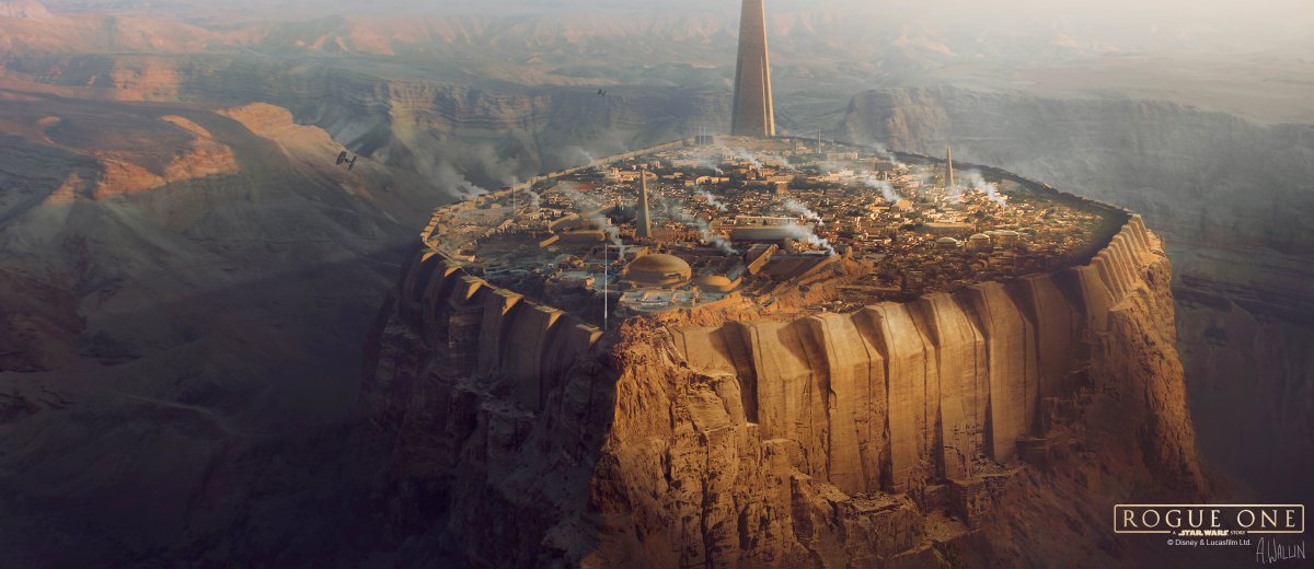 Rogue One: A Star Wars Story concept art by Andrée Wallin