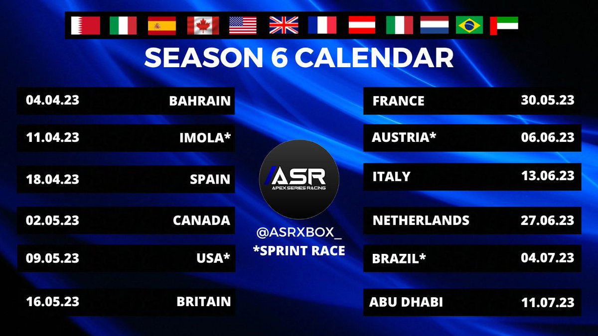 Season 6 opener announced ✅
Release calendar ✅

Season 6 ⏳