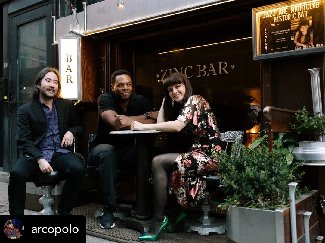 TONIGHT <a href="/arcopolo/">ArcoIris Sandoval</a> My trio is back at Zinc Bar tonight for 2 sets at 7 and 8:30PM 💓 ! 
@zincbar
@marty_kenney_ and @kennsalters 

Photo credit: <a href="/jazzaddikt/">jazzaddikt</a> !!