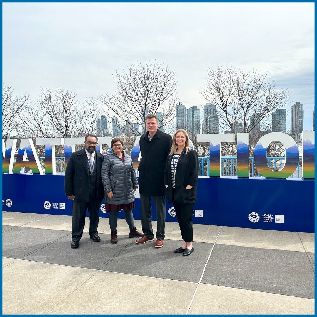💦The first major U.N. conference on water in over 45 years occurred this week in New York!
🤝Members of SHE's leadership attended alongside partners from Botanical Water Technologies.
#wateraction #unitednations #newyorkcity
#NewYorkWaterWeek #NYWW #NewYork #WaterCrisis