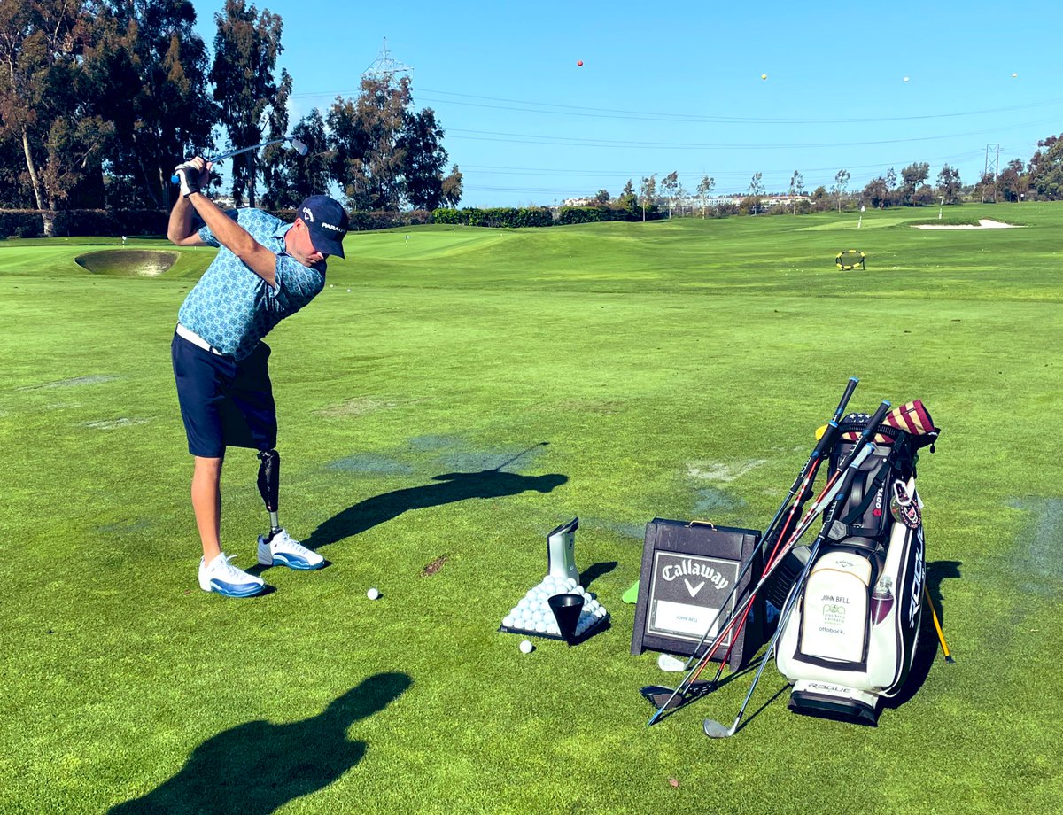 vgolfman's tweet photo. Always great to spend time with the @CallawayGolf Adaptive Team. Great people &amp; players that do amazing things to help others &amp; grow the game of golf. They are also now dialed in &amp; ready hoist a few trophies. 🏆⛳️ #TeamCallaway #AdaptiveGolf https://t.co/rz9FrrYF9r