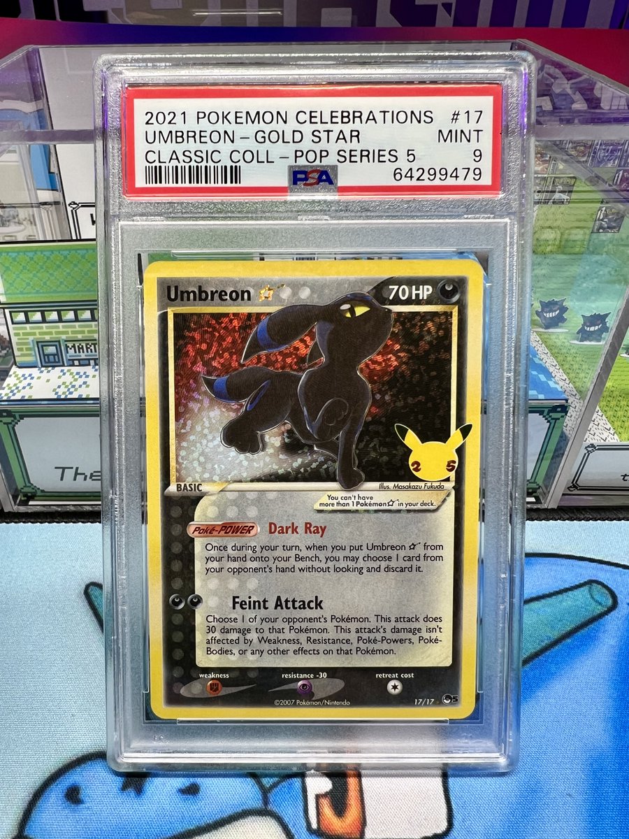 🎁 WEEKEND GIVEAWAY: SHINY UMBREON🎁

HOW TO ENTER:
✅ Follow &amp; Retweet

...that's it! 💙

🗓️ Winner posted Sunday Night 3/26/23

#Giveaway #Umbreon #Pokemon