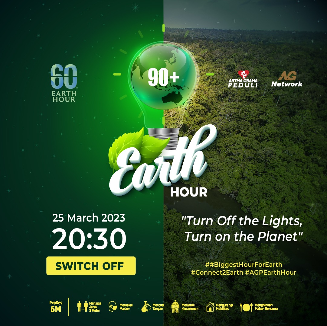 HenriAlma's tweet photo. #earthhour #AGPEarthHour #connect2earth #1JamUntukBumi #iniAksiku #agpearthhour2023 #switchoff2023 #TimeOutForNature https://t.co/nujlmSomQT